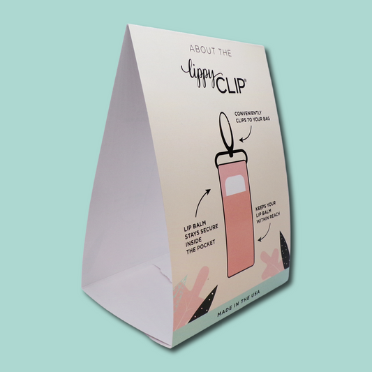 LippyClip Table Tent Shelf Talker Display