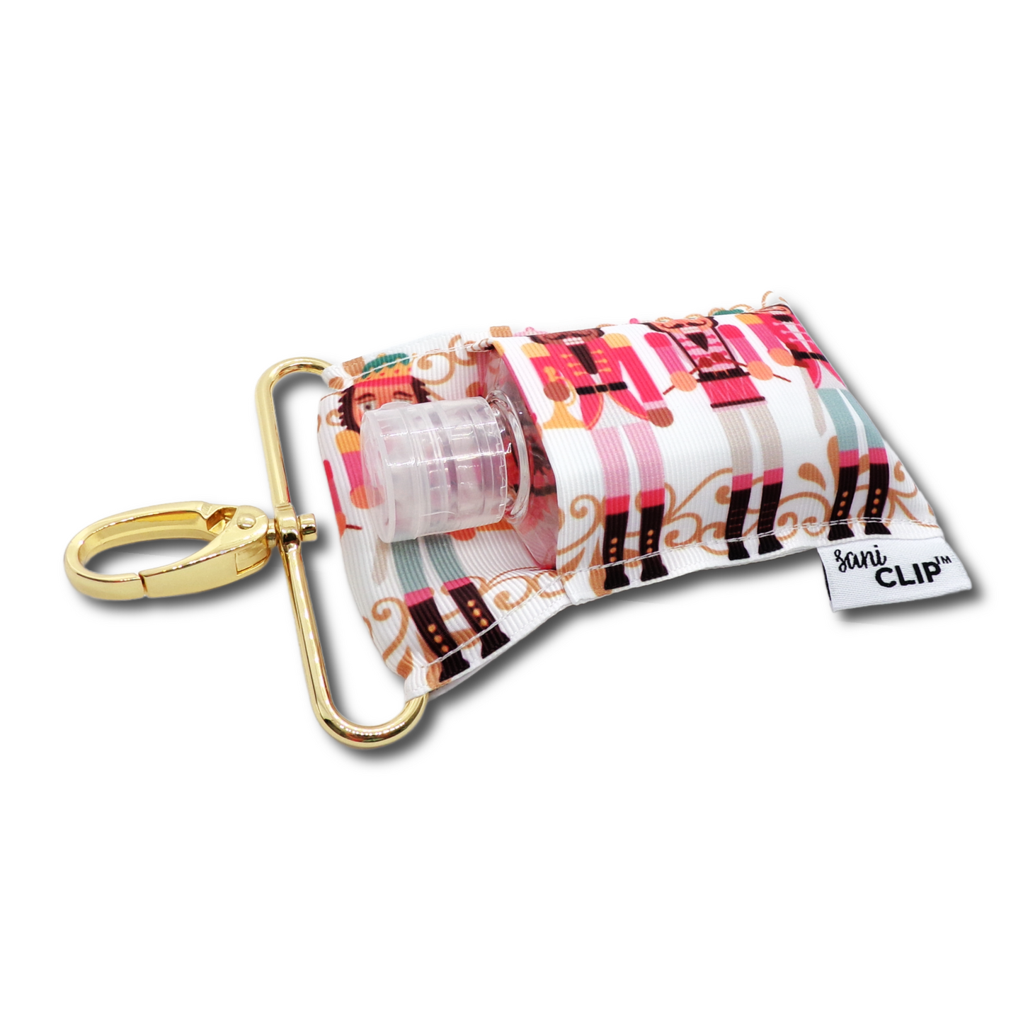 Nutcracker SaniClip Hand Sanitizer Holder - made to order