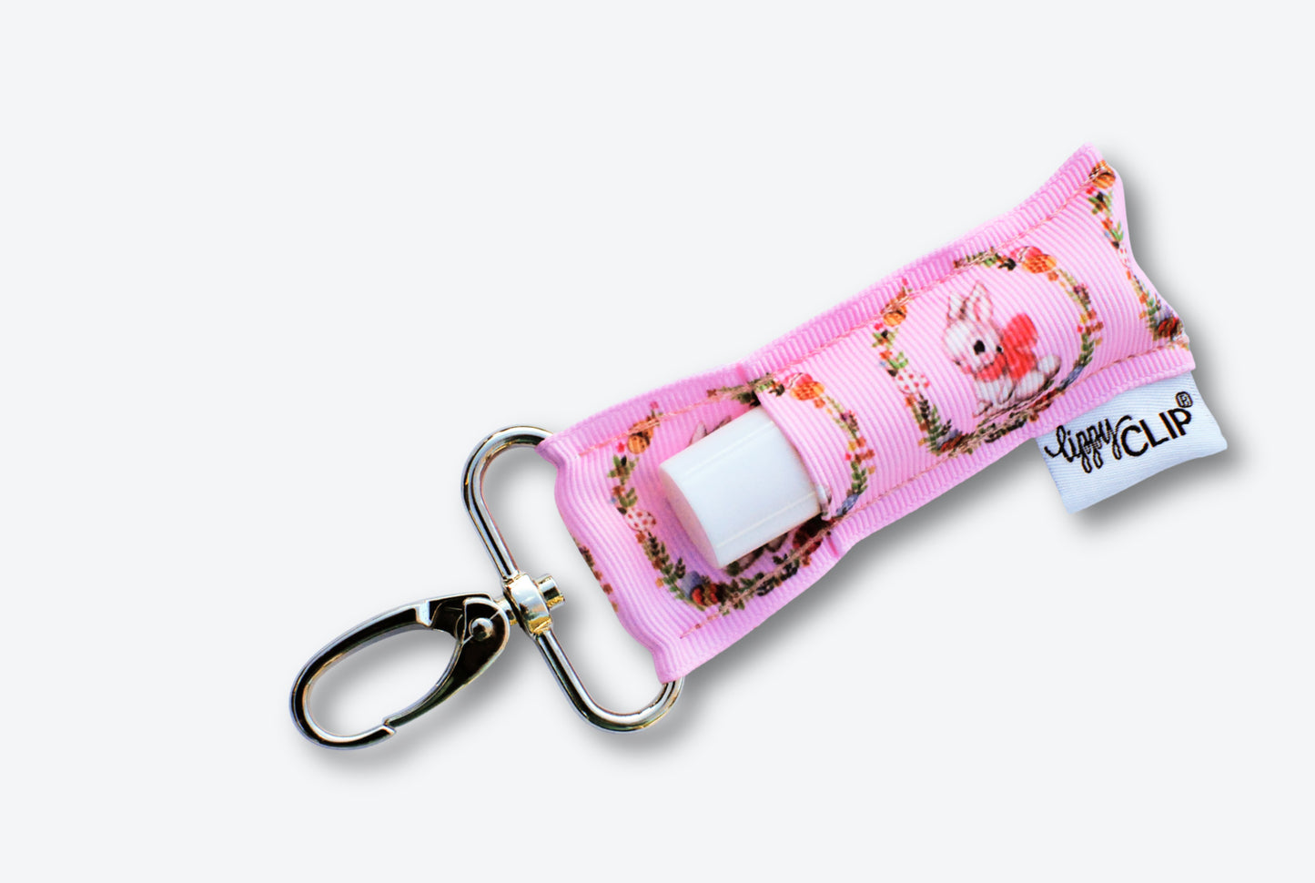 Hoppin' Down the Bunny Trail LippyClip® Lip Balm Holder