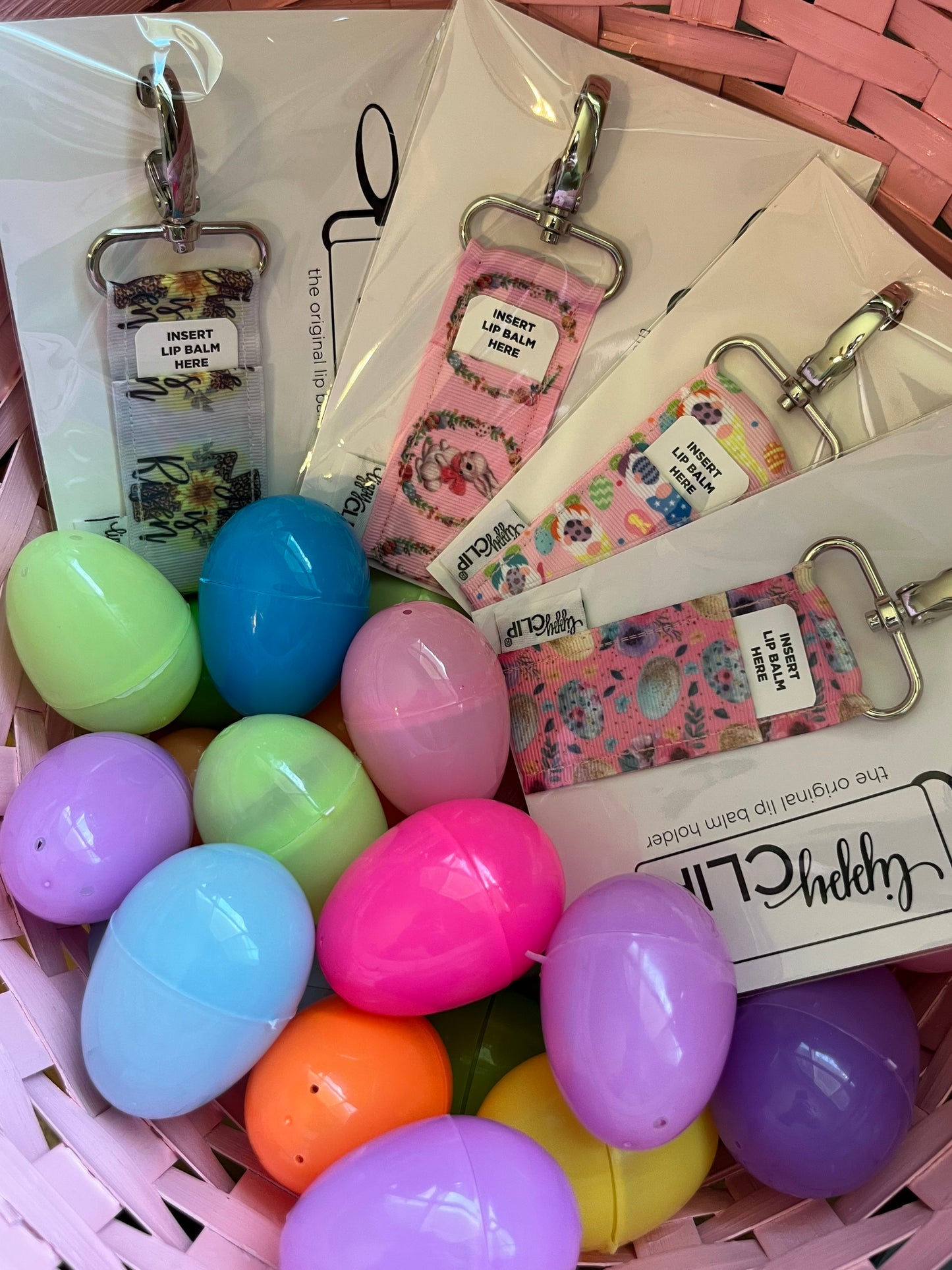 Joyful Easter Eggs LippyClip® Lip Balm Holder