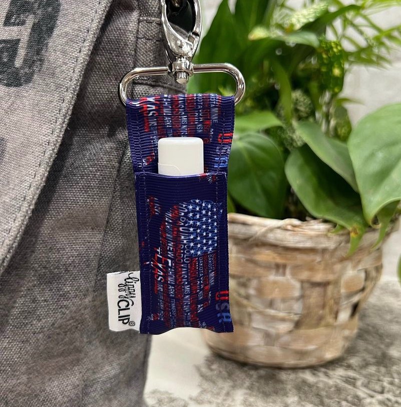 America the Beautiful LippyClip® Lip Balm Holder