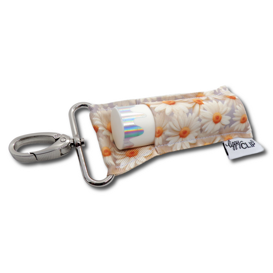 Daisies LippyClip KISS for larger lip balms, essential oil rollers, etc.