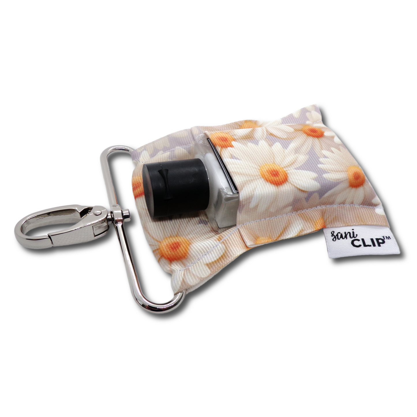 Daisies SaniClip Hand Sanitizer Holder - made to order