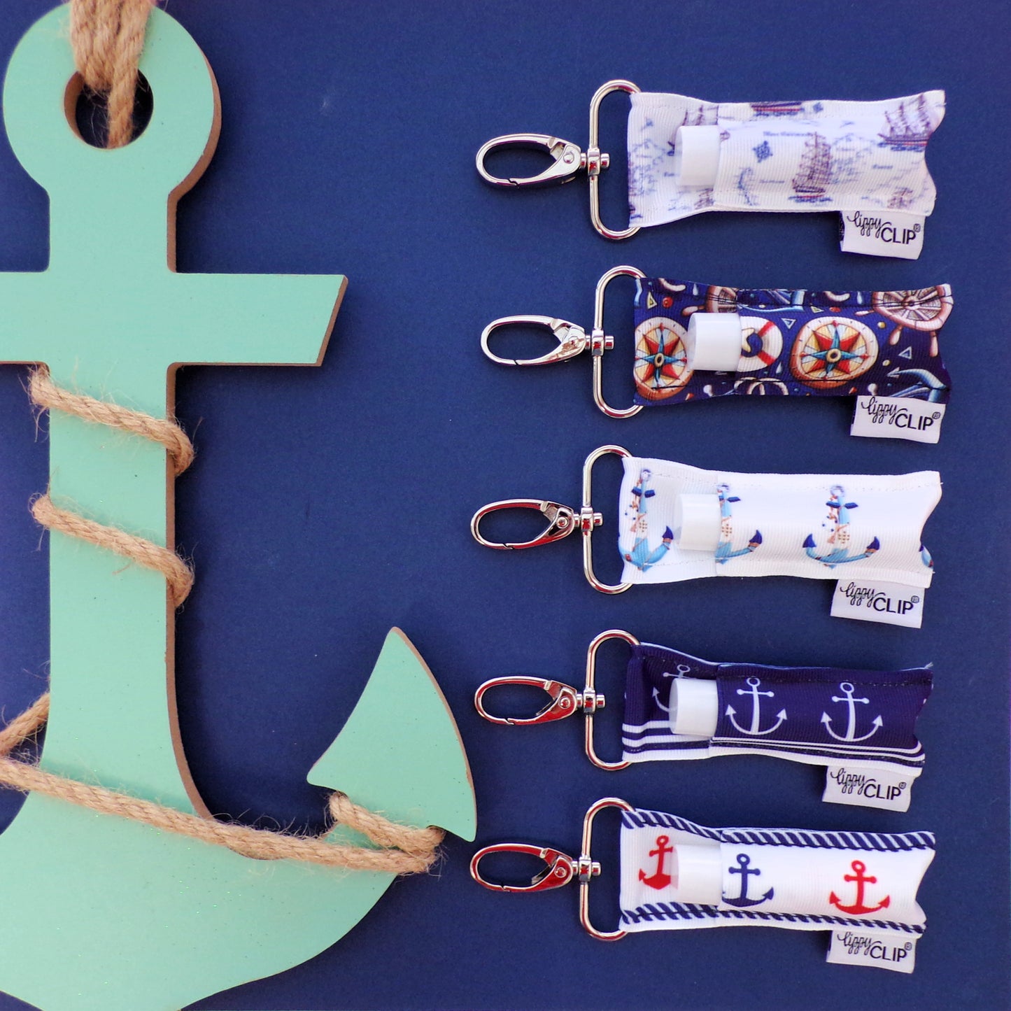 Let's Set Sail LippyClip® Lip Balm Holder