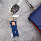 Gold Bows on Navy LippyClip® Lip Balm Holder