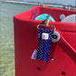 Gold Dots on Royal LippyClip® Lip Balm Holder