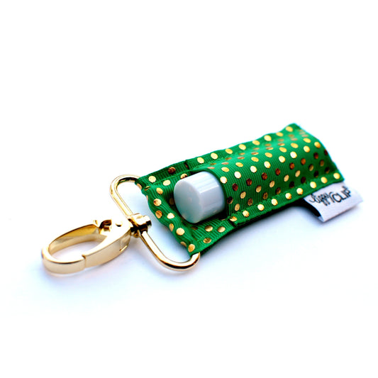 Gold Dots on Green LippyClip®