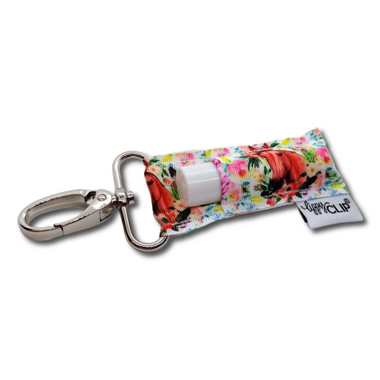 Horses and Flowers LippyClip® Lip Balm Holder