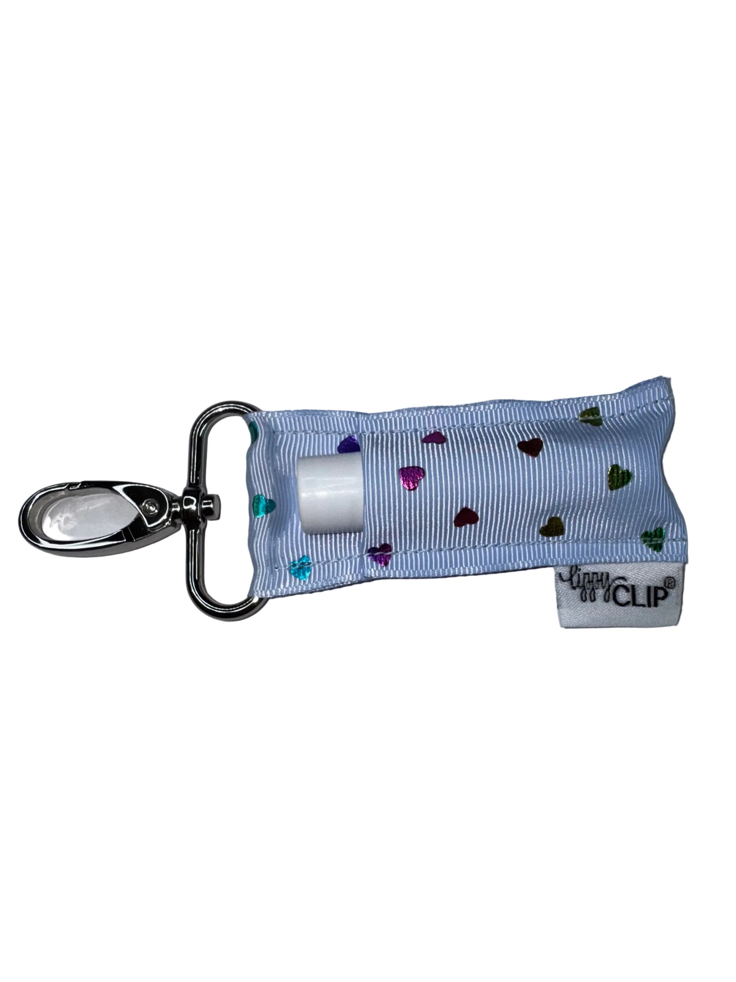 Blue Rainbow Hearts LippyClip®