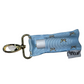 Gold Bows on Blue LippyClip® Lip Balm Holder