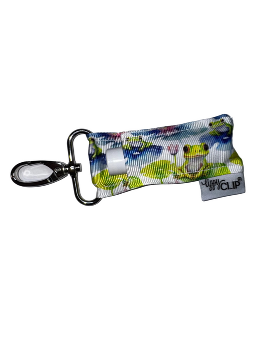 Frogs on Lily Pads LippyClip® Lip Balm Holder