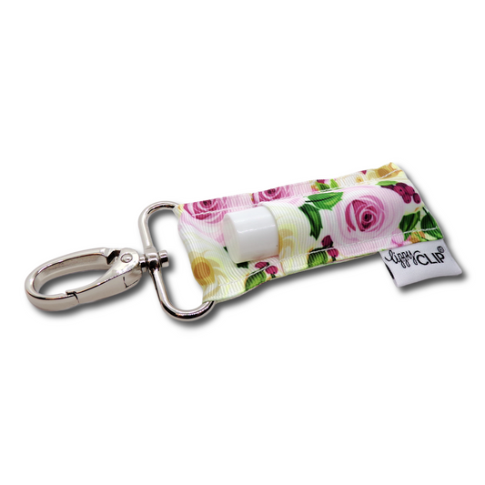 Lavender Roses LippyClip® Lip Balm Holder