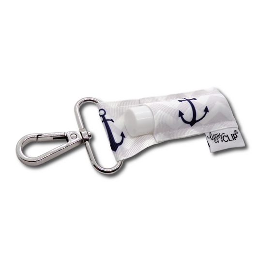 Navy Anchors LippyClip® - Economy Hardware + No Packaging
