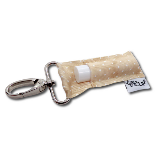 Neutral Dots LippyClip® Lip Balm Holder