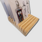 Square Wooden Slotted Display