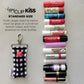 Cow Print LippyClip KISS for larger lip balms, essential oil rollers, etc.