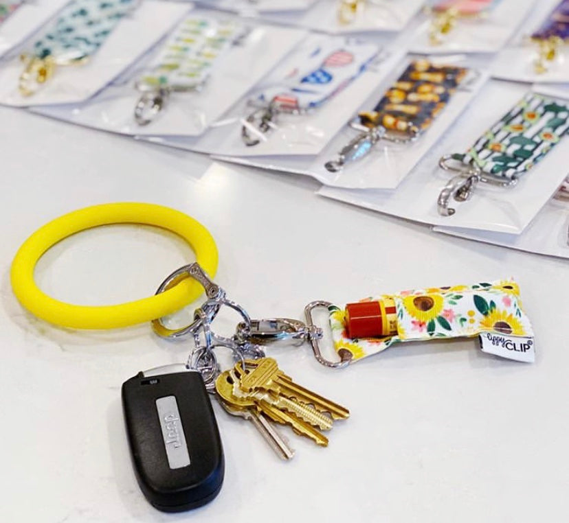 Yellow M&M Keychain Key Chain