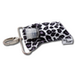 White Leopard SaniClip Hand Sanitizer Holder