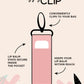 Pink Tropical Flowers LippyClip® Lip Balm Holder