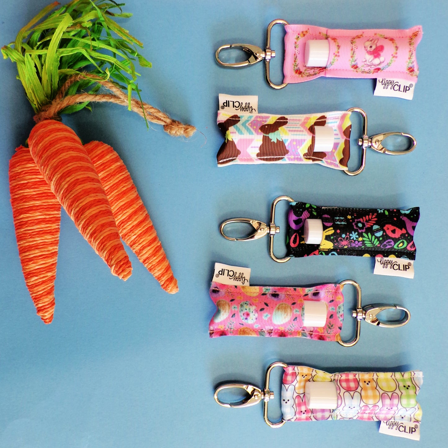 Chocolate Bunnies LippyClip® Lip Balm Holder